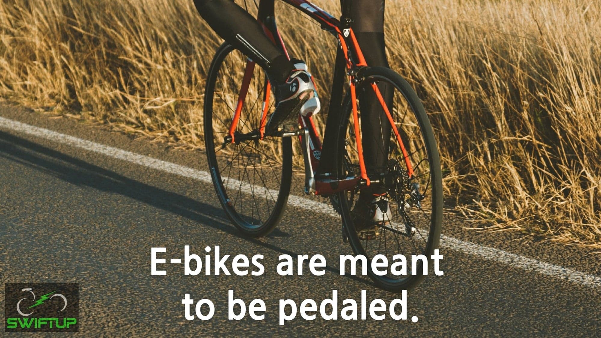 E-bikes are meant to be pedaled article image