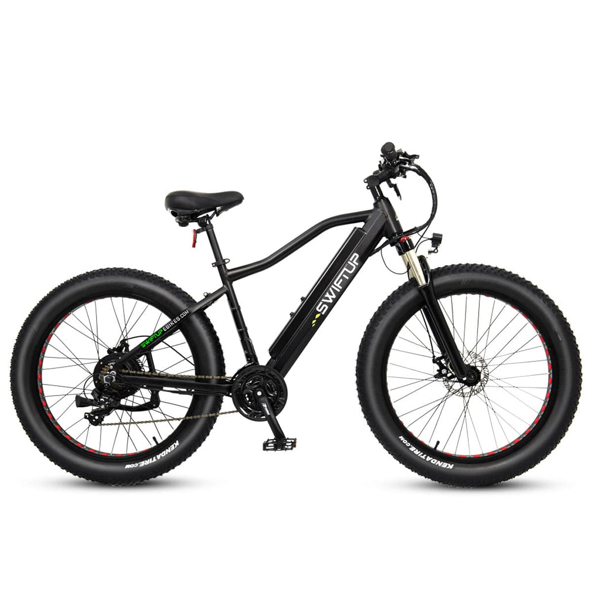 SwiftUp fat tire electric bicycle alternate angle